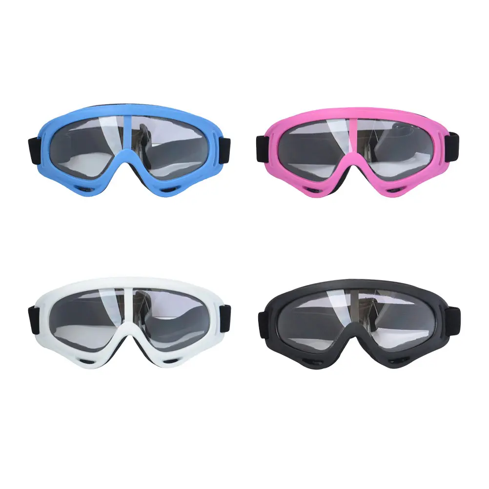 

4 Pcs Ski Goggles High Quality PC Frame Anti Glare Cycling Eyewear Mountaineering Glasses Youth Adult Fits Winter Sports Gear