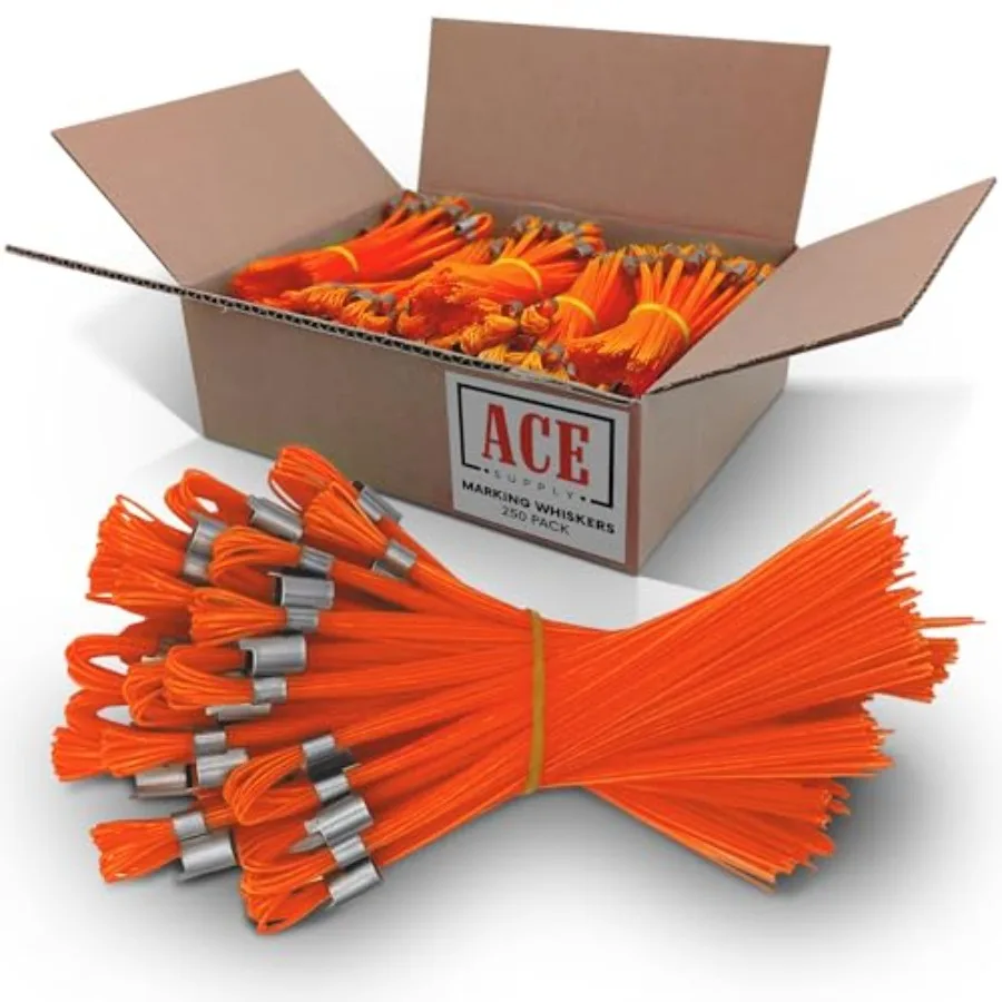 

Marking Whiskers - 0 - Durable Marking Whisker Set - Use Survey Whiskers As Survey Stakes Construction Markers Or Trail Markers