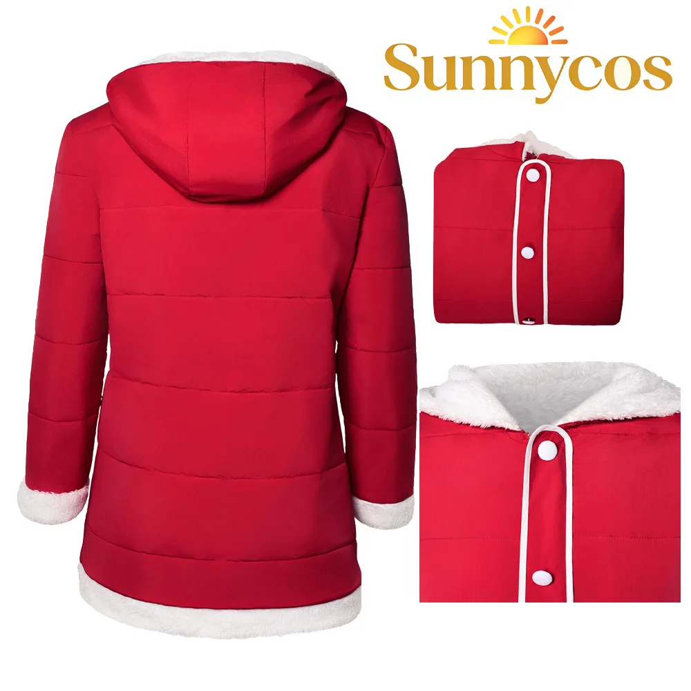 

Adult Luffy Cosplay Coat Costume Live Action TV Pirate Roleplay Red Jacket Man Winter Clothing Suit Halloween Carnival Outfits