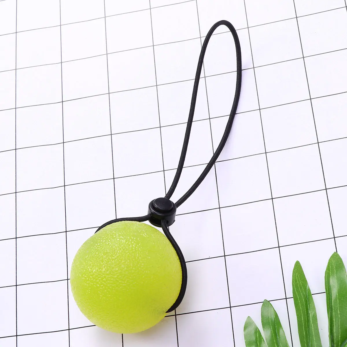 Grip Strengthener Balls 3 Pack TPR Hand Finger Wrist Exerciser with Carry Cord for Stress Relief
