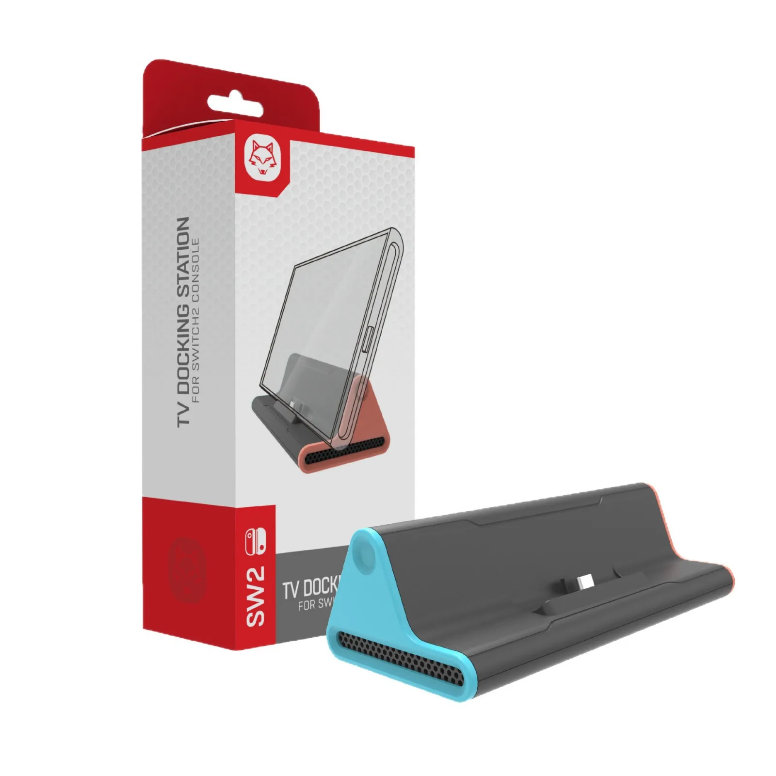 TV-dockstation voor Nintendo Switch 2 met 4K HDMI-compatibele / Type-C-poort / USB-poort / 100W oplaadstation voor Switch 2