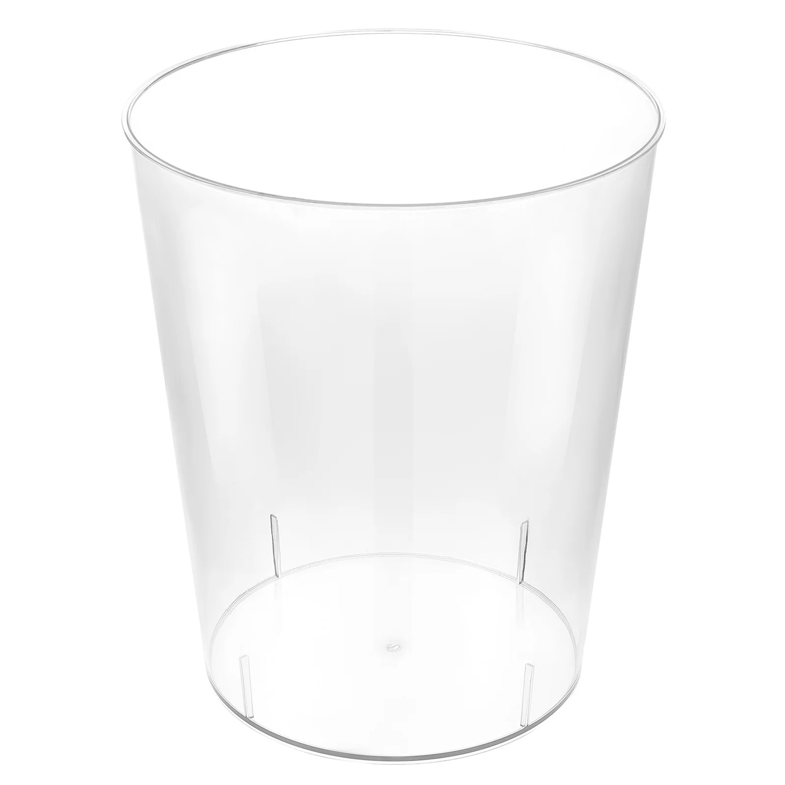 

Decorate Transparent Trash Can Stylish Waste Container Basket Storage Bin Home PET Simple Style Garbage Recycling Miss