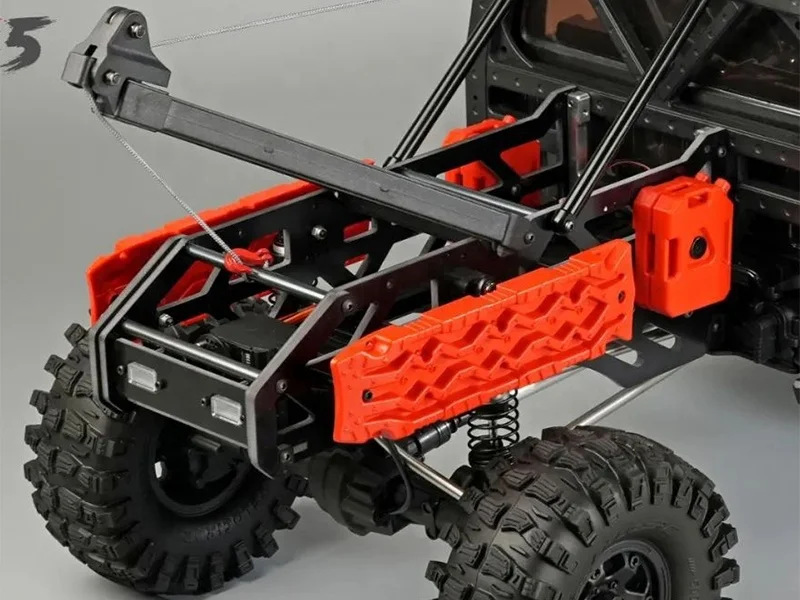 CROSSRC EMO X5 1/8 Scale Off Road RC Wrecker Trail Crawler Rescue Truck RTR ARTR With Fusion 8IGHT FOC System For Rocky Terrains