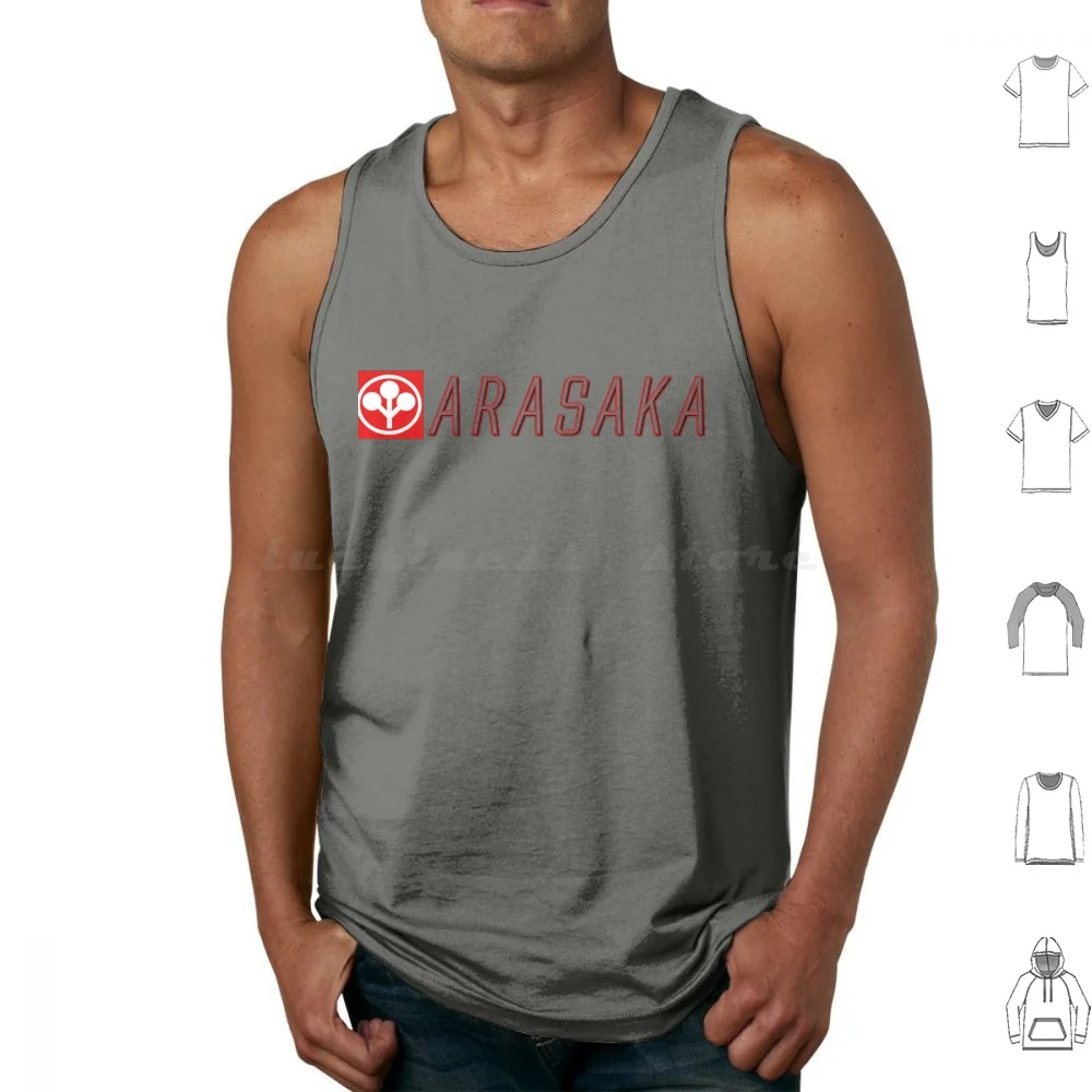 

Funny Arasaka Gaming Gift Tank Tops Print Cotton Funny Arasaka T Shirtarasaka Corporation Fictional Company