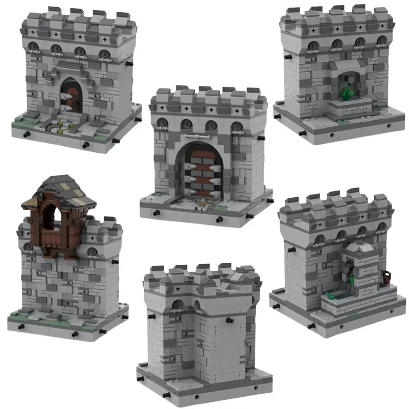 

Spot MOC-81071 72830 88098, другие средневековые здания, сделай сам, сборка мелких частиц, строительные блоки, развивающая игрушка, модель, подарок s