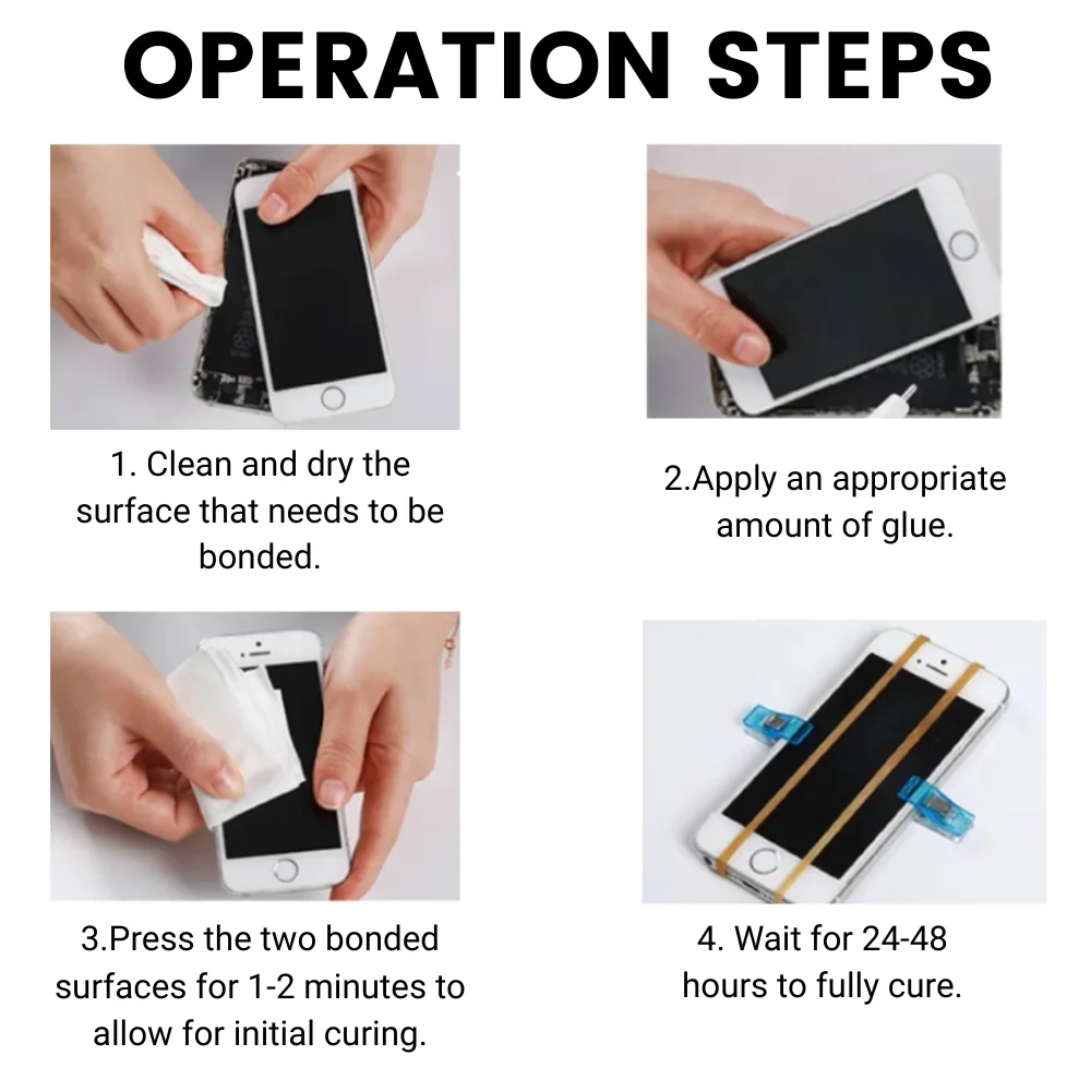 غراء إصلاح الهاتف المضاد للاهتزاز T7000 لاصق مرن مقاوم للماء عالي القوة لاستبدال الشاشة الزجاجية الخلفية للبطارية