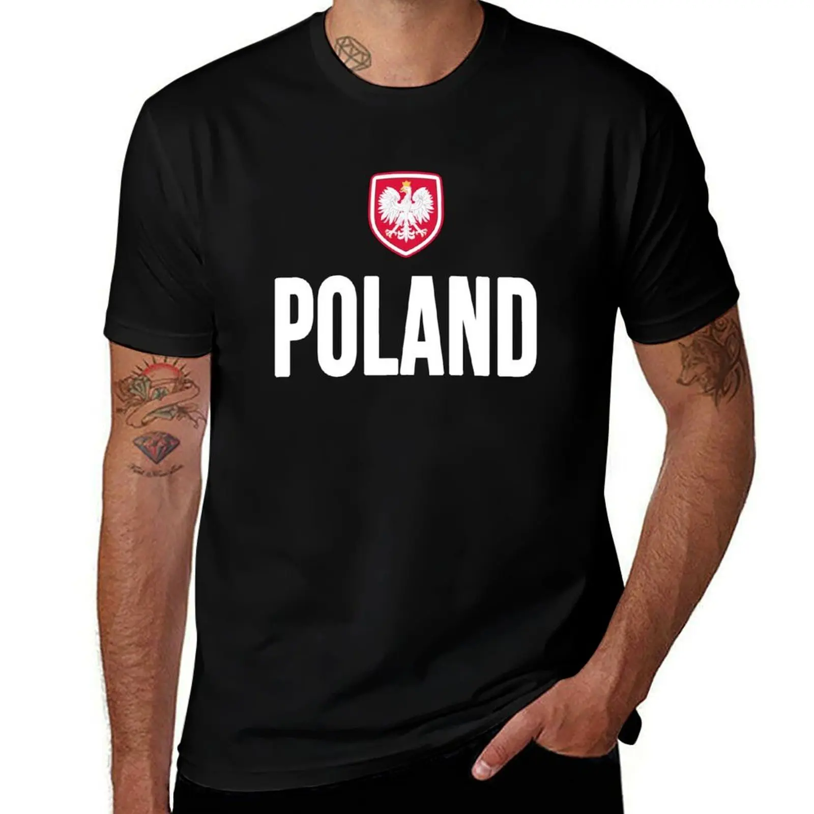 POLAND T-Shirt Casual Minimalist Short Sleeve Top
