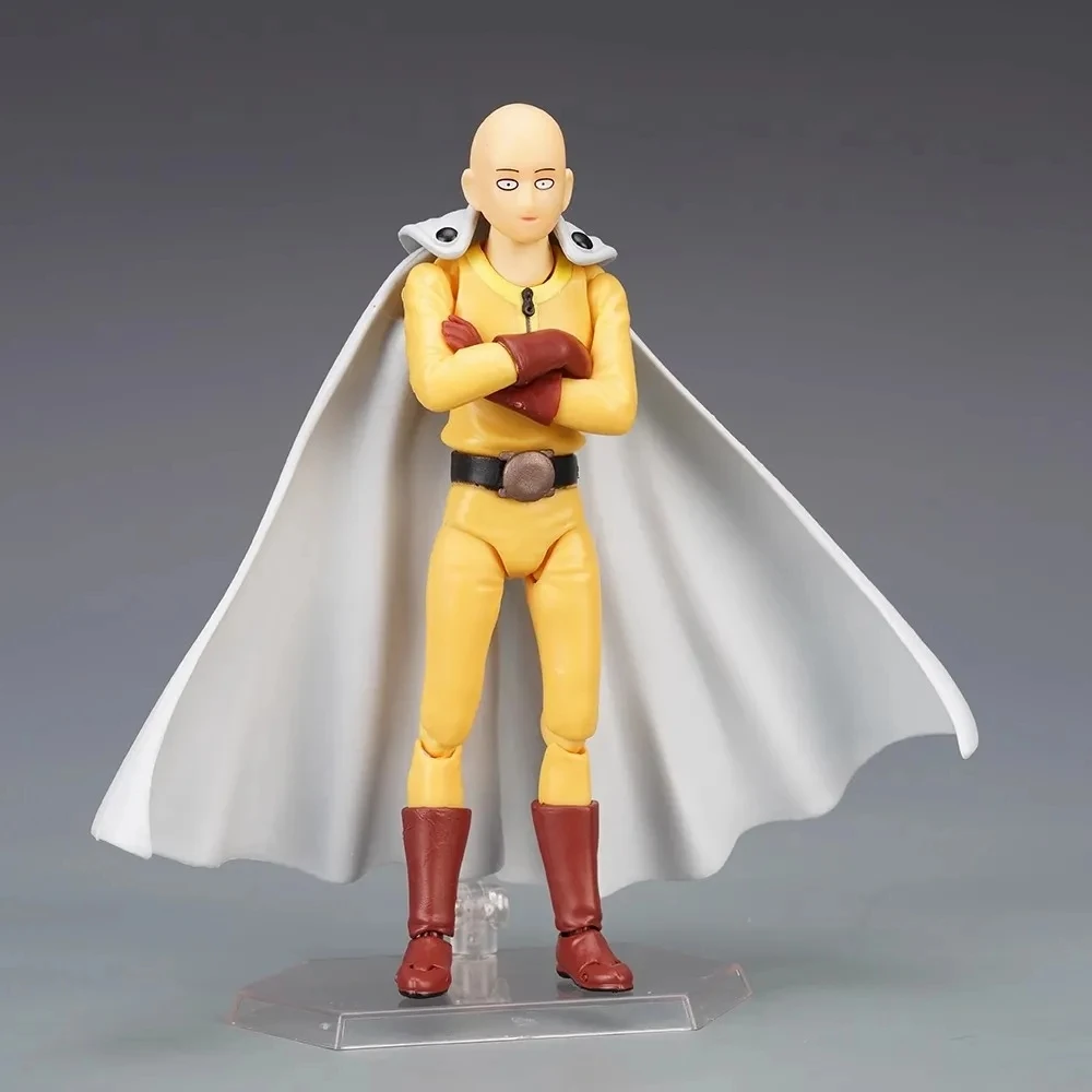 

Figma 310 ONE PUNCH-MAN Saitama Action Figure PVC Anime Collection Bald Head Saitama Movable Figurine Model Toys for Gifts 15cm