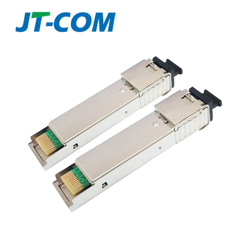 10G SC SFP Module BIDI SFP+ Fiber Optic Transceiver 1270nm/1330nm 10KM-60KM Single SC Compatible with Cisco Mikrotik Switch