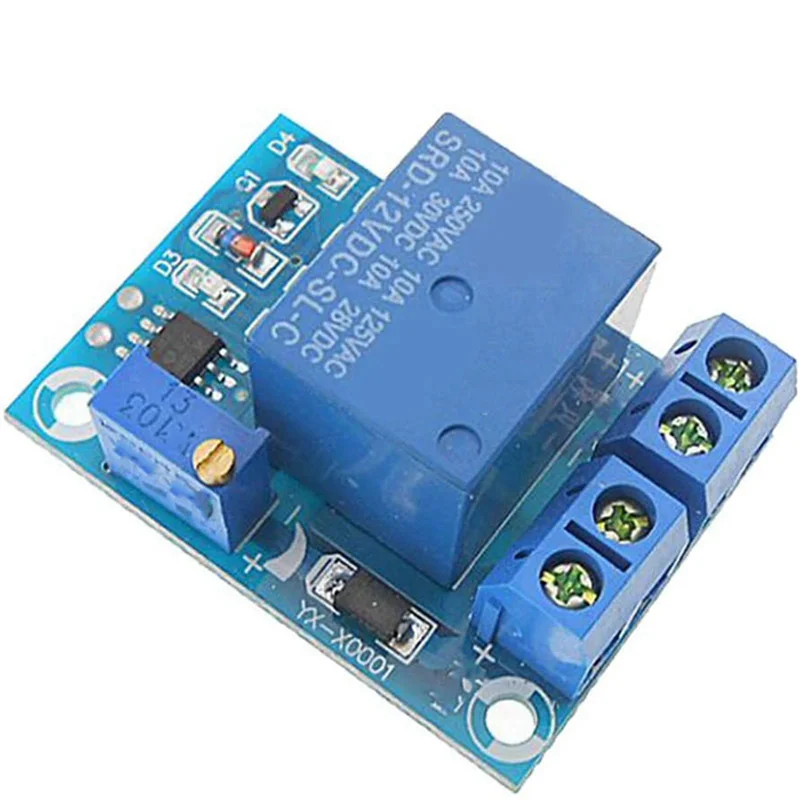 New-7 Decade 1R - 9999999R Programmable SMD Resistor With YX-X0001 DC 12V Battery Undervoltage Management Module