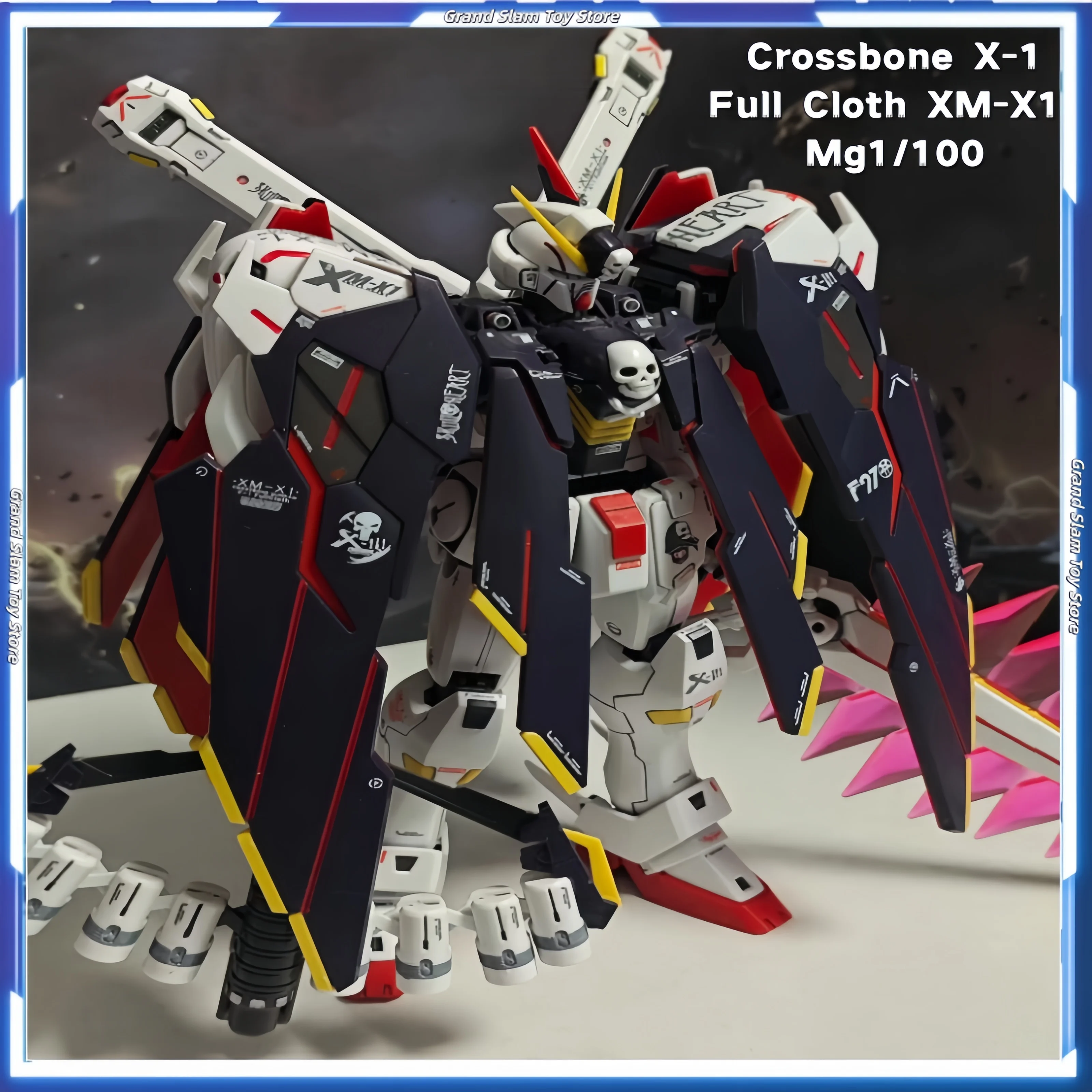 

In Stock Daban 6644 Mg 1/100 Xm-X1 Crossbone X-1 Full Cloth Assembly Model High Quality Collectible Robot Kits Figures Kids Gift