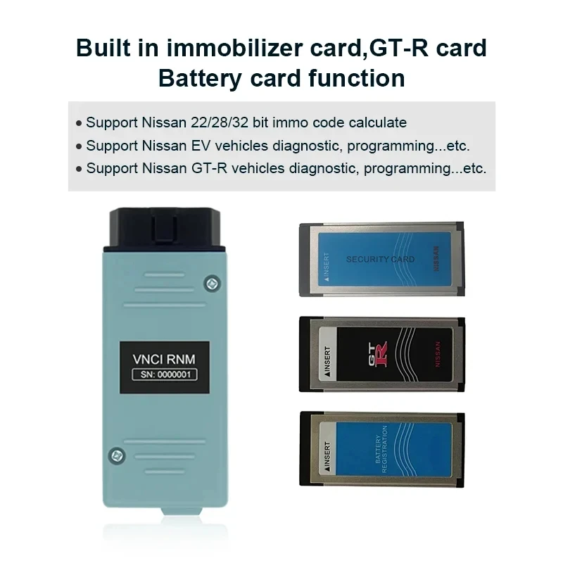 VNCI RNM 3-in-1 for Nissan/Renault/Mitsubishi Auto Diagnostic Interface Immoblizer calculate Programming Tool