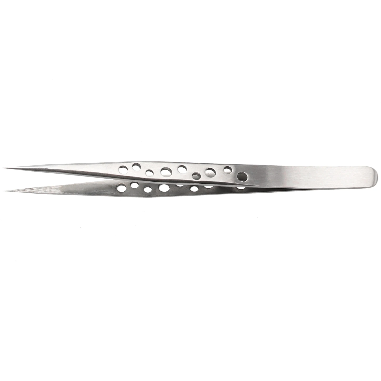 

Industrial Tweezers Repair Silver Small Stainless Forceps Stainless Steel Straight Tip 124-140mm Anti-magnetic