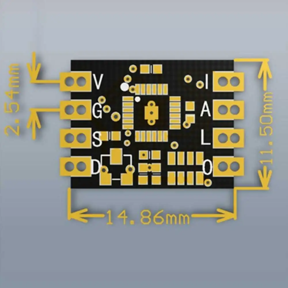 Ziqqucu GY-521 MPU-6050 modulo MPU6050 sensore giroscopico analogico a 3 assi + accelerometro modulo accelerometro a 3 assi per Kit fai da te Arduino