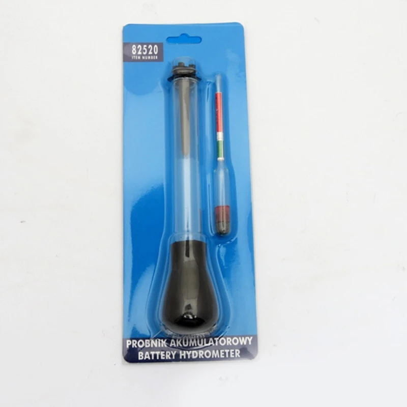 High Precision 0.005 Battery Hydrometer Tester Rubber Suction Type Density Meter