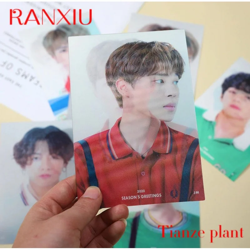 Personalizado 3D Lenticular Printing Business Photo Card, cartão postal Photocard para K-pop, 2.3*3.5 inch, por atacado