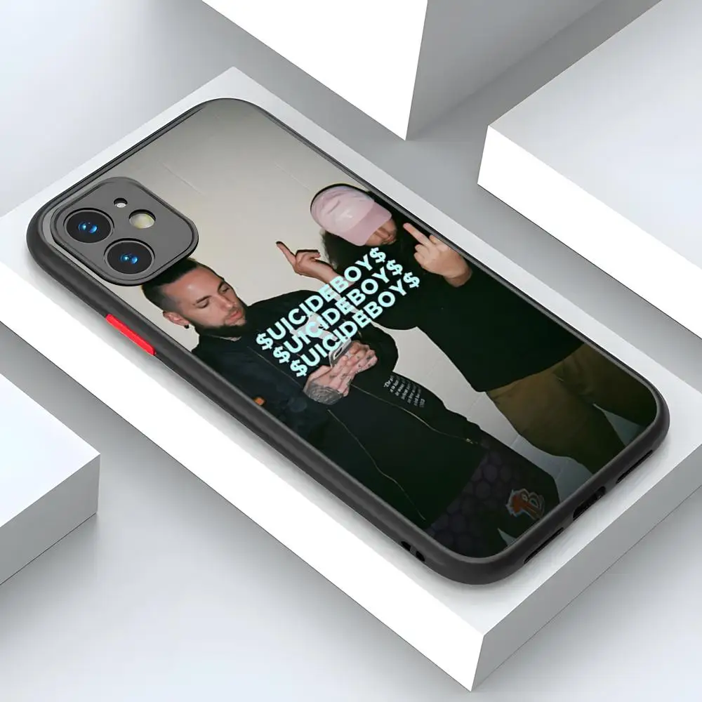 Boys S-$uicideBoy$ S-Suicideboys Phone Case For iPhone 15 14 12 13 11 Pro Max XR XS Mini X 7 8 Plus matte Shipping Cover