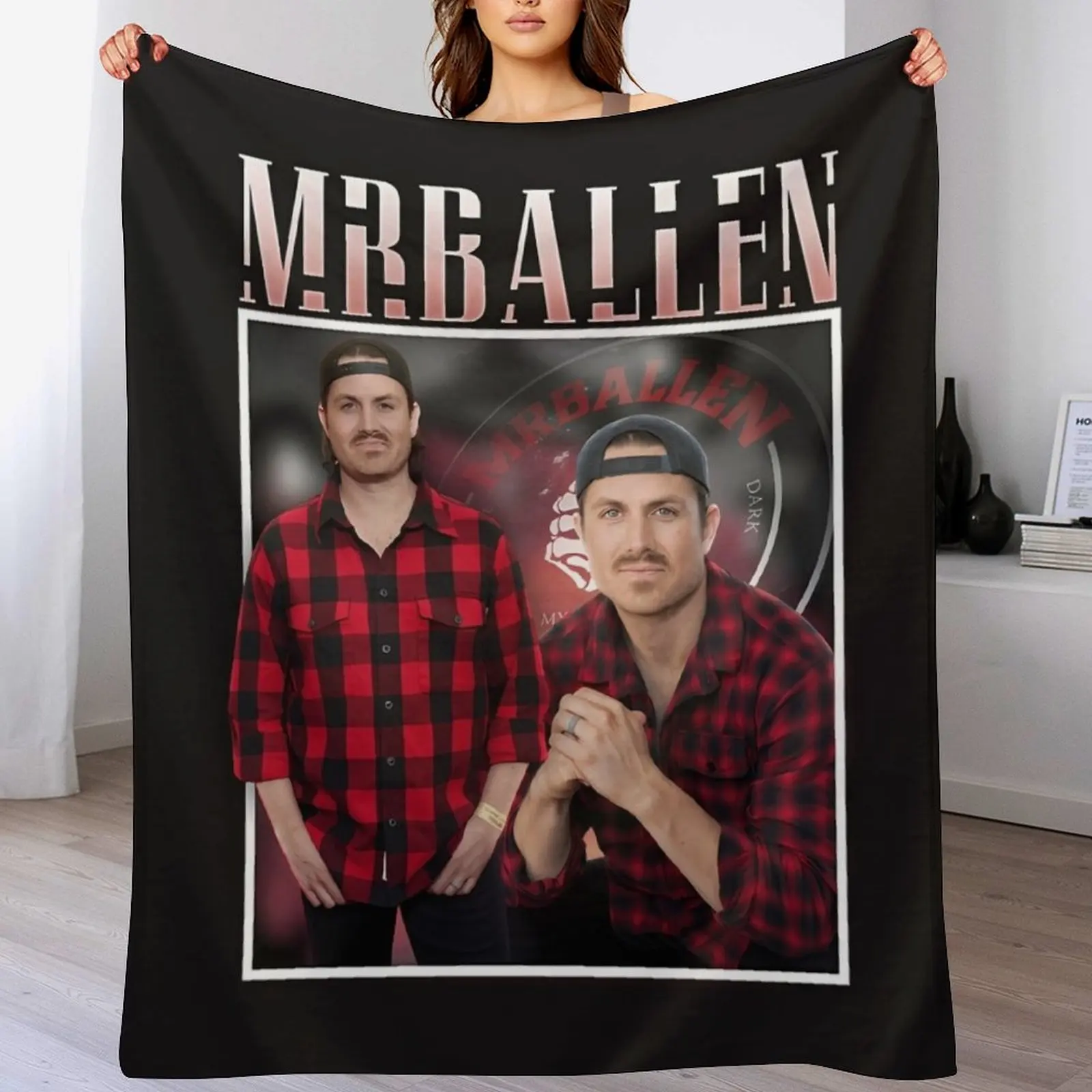 

Mrballen Vintage T Shirt Throw Blanket Luxury St Winter beds Vintage Stuffeds Blankets
