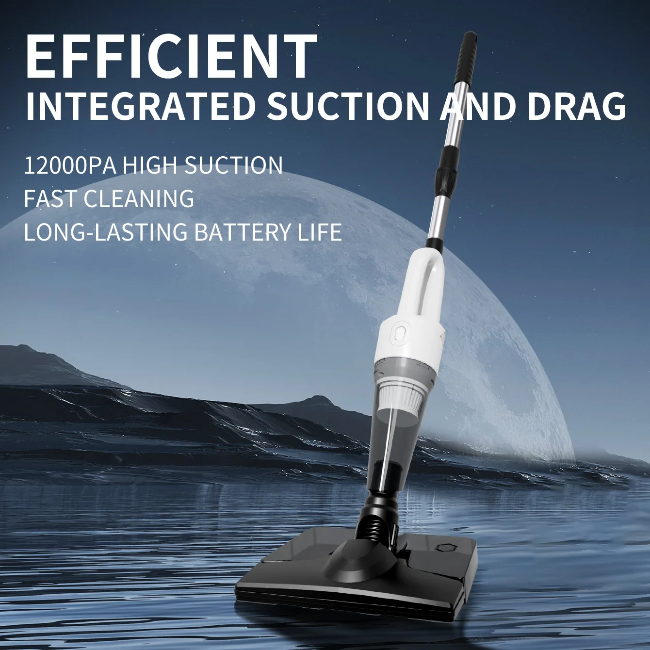 Portable wireless car vacuum cleaner for household handheld vacuum high suction two-speed switching vacuum cleaner