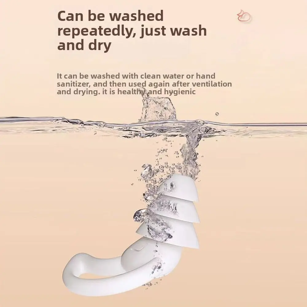 

Soft Silicone Silicone Earplugs Noise Reduction Ear Protection Soundproof Earplugs Multi-Use Noise Prevention