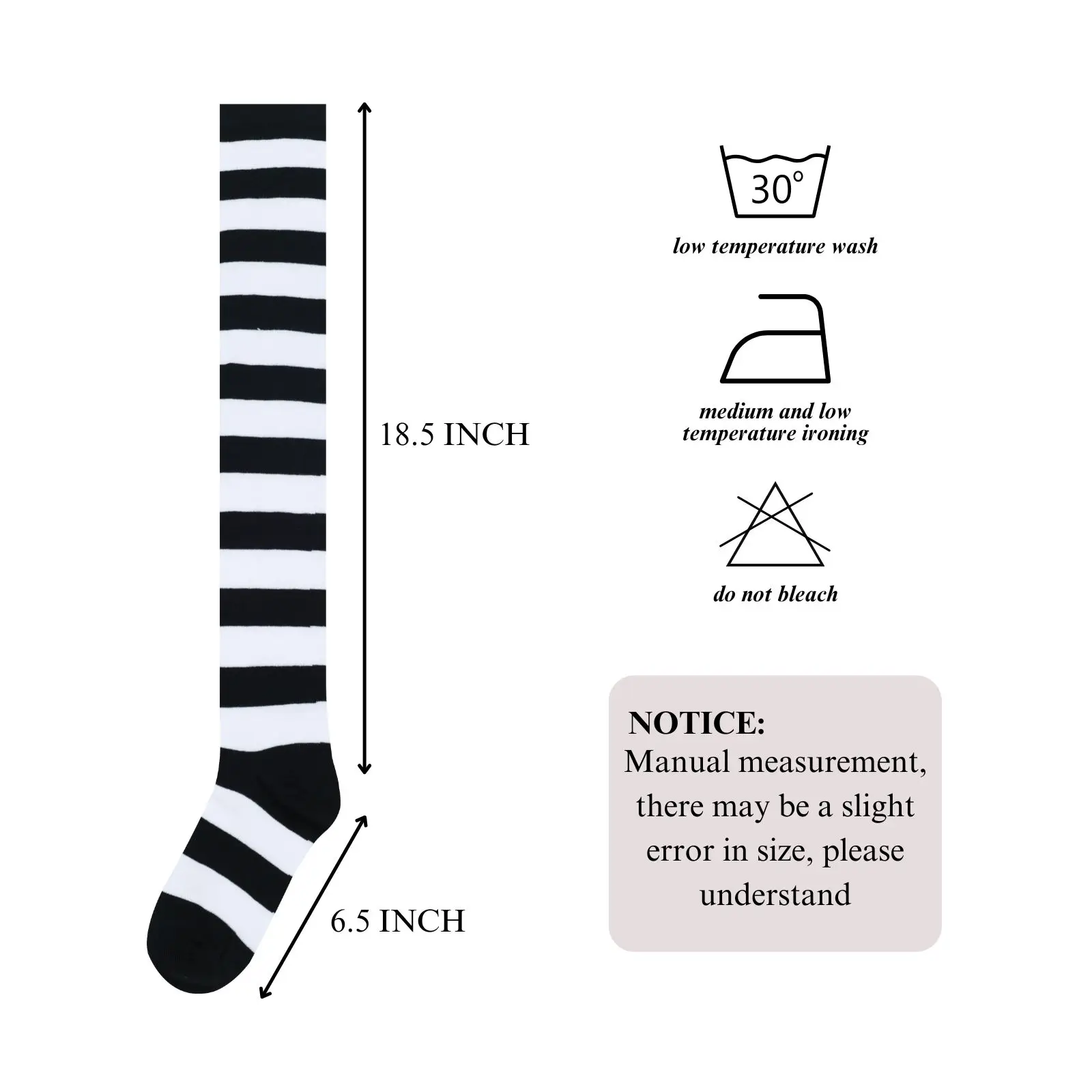 Intgoodluckycc مخطط الفخذ العليا الجوارب للنساء لوليتا القوطي القوطي فوق جوارب طويلة جوارب طويلة إلى الركب