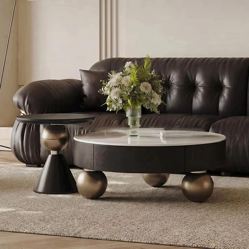 Ensemble de tables basses design, table basse moderne minimaliste pour salon, mobilier de maison, table basse de luxe léger pour la maison