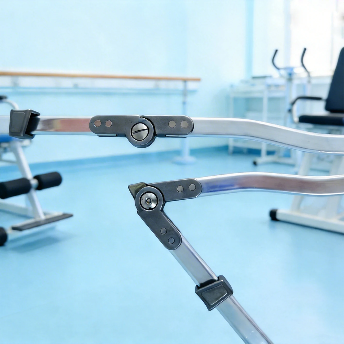 Aluminium Magnesium Stainless Steel Ring Lock Orthopedics Pull-On Pass security test17B38 Orthotics Rear Knee Leg Rehabilitation