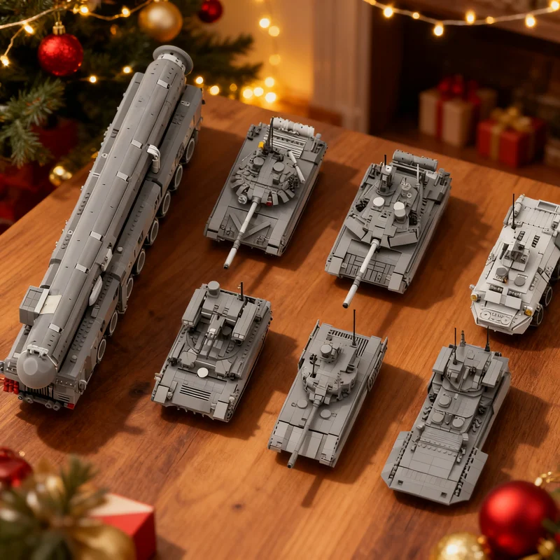 1328pcs MOC T-15 ARMATA IFV Creator Creator Expert Model Building Blocks Christmas Gift Assemble Collection Art Craft Brick