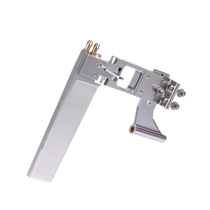 Timón de 110mm, soporte de 4mm/4,76mm, aleación de aluminio para eje Flexible de 4mm, barco Rc, barco eléctrico sin escobillas, 1 ud.