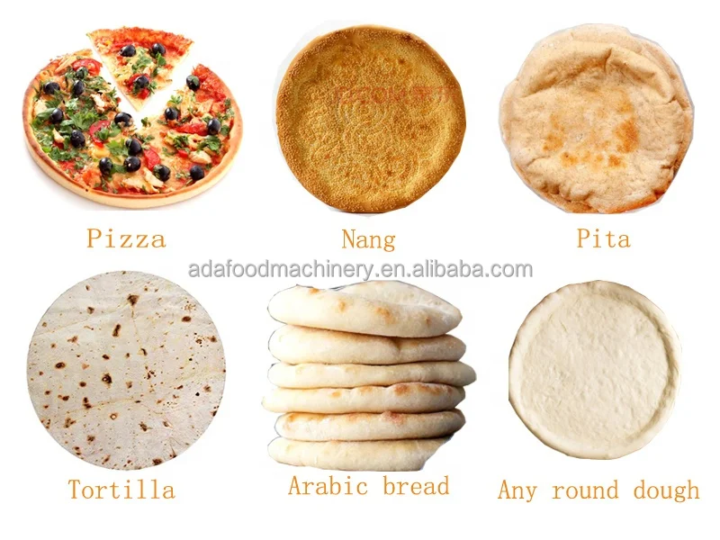 Ada industrielle Pizza Naan machen Maschine automatische Pizza Produktions linie Pizza Brot machen Maschine