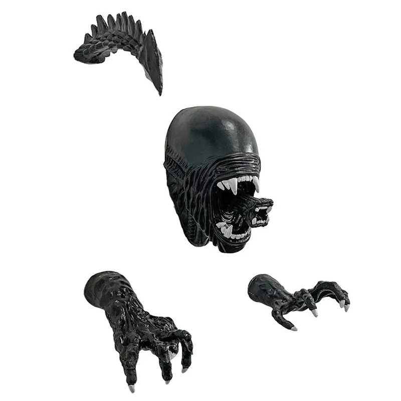 

Гигантская ксеноморфная маска Xenomoprh, настенная маска Xenomorph, маска для лица, вешалка для полотенец, крючки