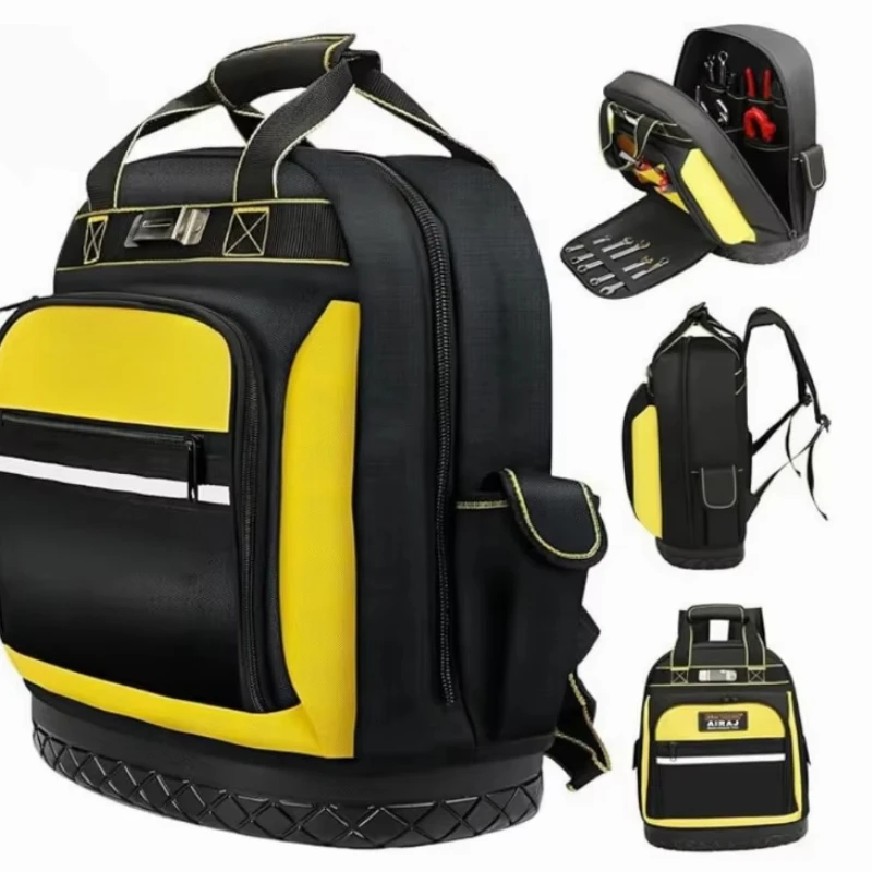 Durable Backpack Heavy Duty Backpack Tools Backpack Bag Electrician Plumber Construction Worker Belt Tools Kit Kit