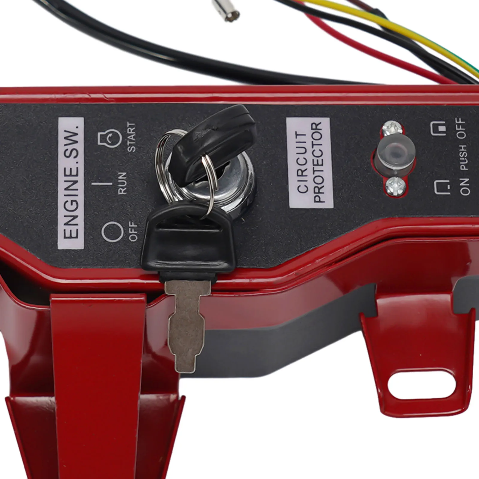 

Generator Pump Ignition Switch Electric Switch and Key Panel for Tillers and Cultivators Made of Durable Iron Material