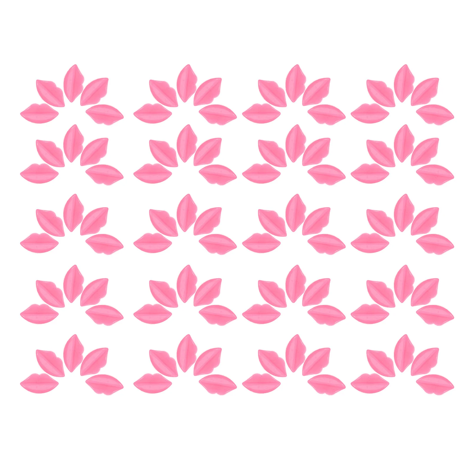 

100 шт., пластиковые розовые мини-губы для кукол, вязаные крючком куклы, мягкие игрушки, аксессуары для самостоятельного изготовления, аксессуары для кукольного домика