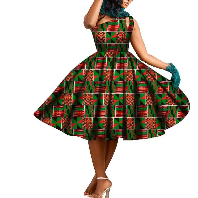 

Fashion Plus Size African Party Dresses for Women Dashiki Ankara Lady Evening Gowns Elegant Turkey Muslim Maxi Dress 2024 New