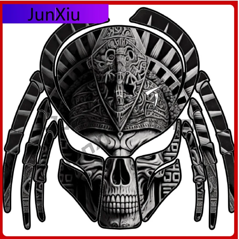 

Personality Aztec Warrior Aztec Skull Helm Sticker Indoor-outdoor High Quality Stickers Car Motorcycle Bicycle Skateboard Laptop