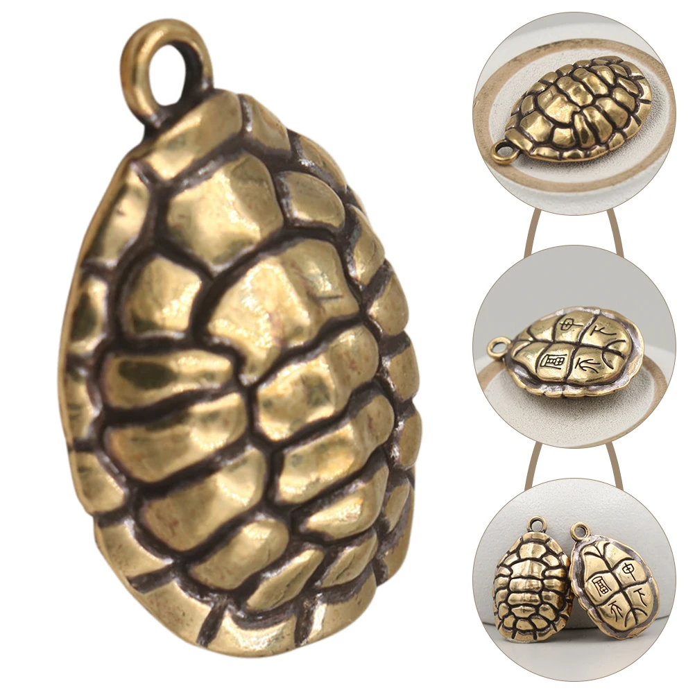

Car Key Chain Jewelry Keychain Charm Turtle Shell Lover Keychains Brass Pendant Cute
