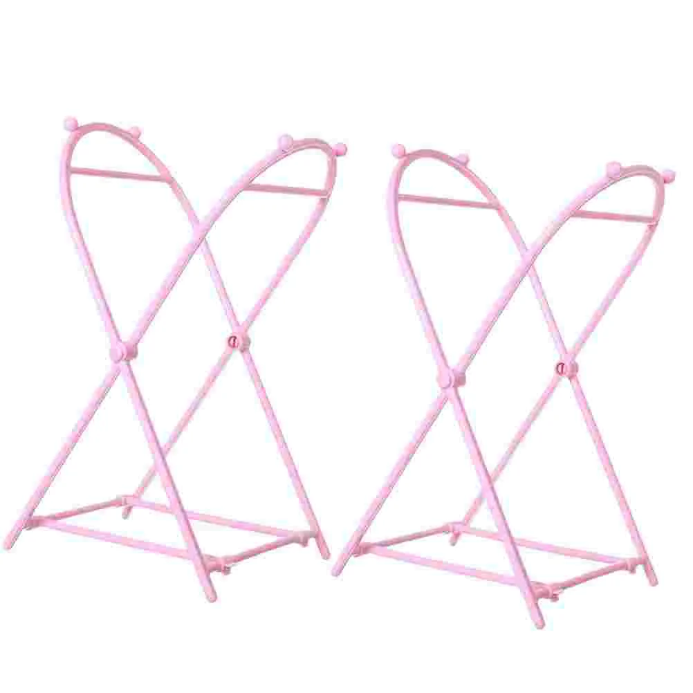 

2 Pcs Garbage Shelf Trash Hanging Storage Rack Kitchen Foldable Rubbish Hangers