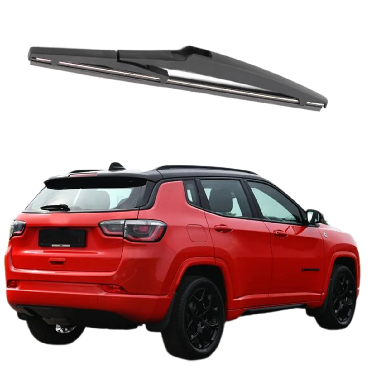 1 قطعة 10 "الممسحة الخلفية ل جيب كومباس MK2 2016-2023 الزجاج الأمامي الخلفي ممسحة شفرة اكسسوارات السيارات اكسسوارات