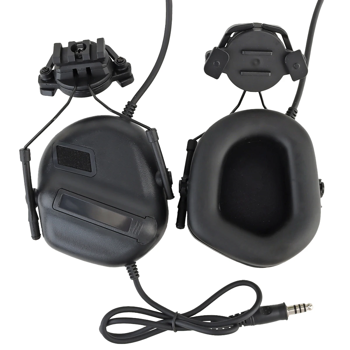 Tactical Shooting Headphone Non-picking Noise-Cancelling Headset for Military Helmet  Outdoor Sport Hunting Headset Helmet