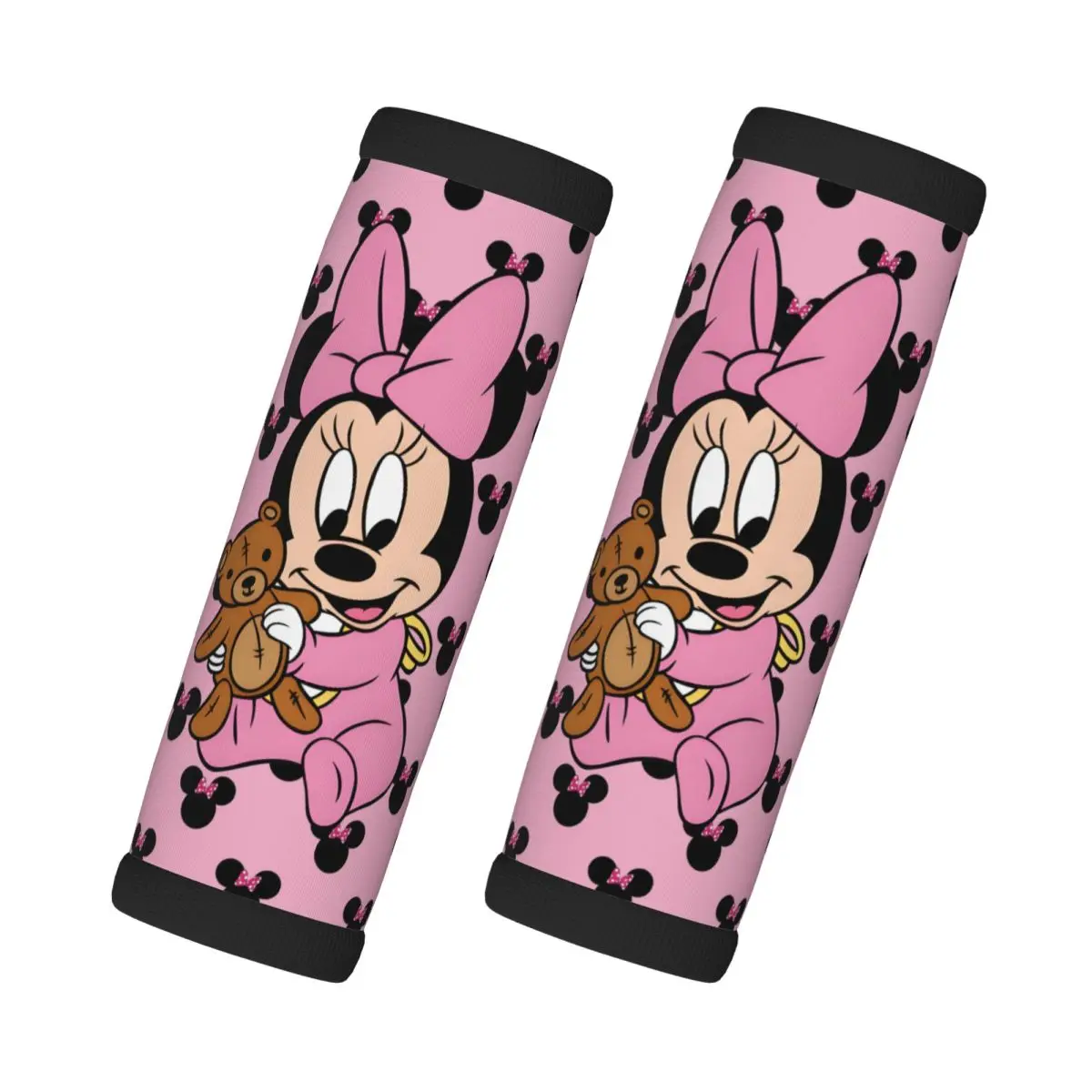 

Custom Baby Minnie Mouse Luggage Handle Wrap Suitcase Identifier 2 Pack For Door Handle