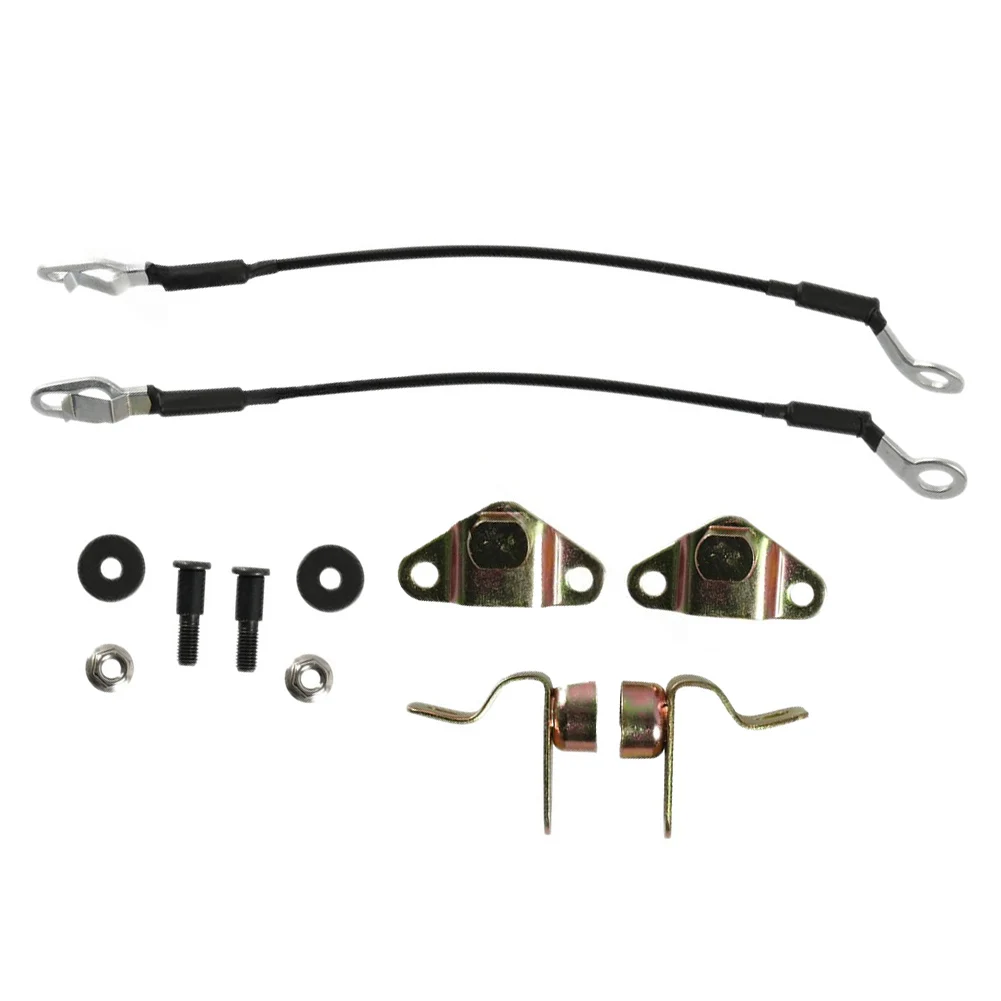 Hinge Cable Set Tailgate Repair Kit Includes Mounting Hardware Fits Multiple Model Years OEM 15074252 Direct Replacement