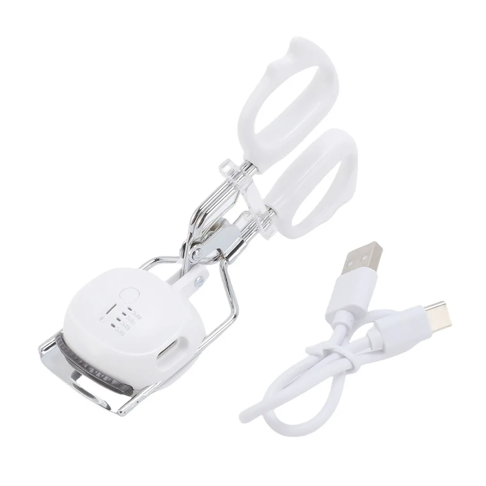 High Quality Rechargeable Electric Eyelash Curler Long Lasting Portable Heated Eyelash Curler Four-level Lash Curler Makeup Tool
