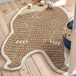 Animal Cartoon Bear Decoration Living Room Carpet Cute Fashion Cloakroom Bedroom Soft Mat Coffee Tables Plush Rug Ковер Tapis 러그