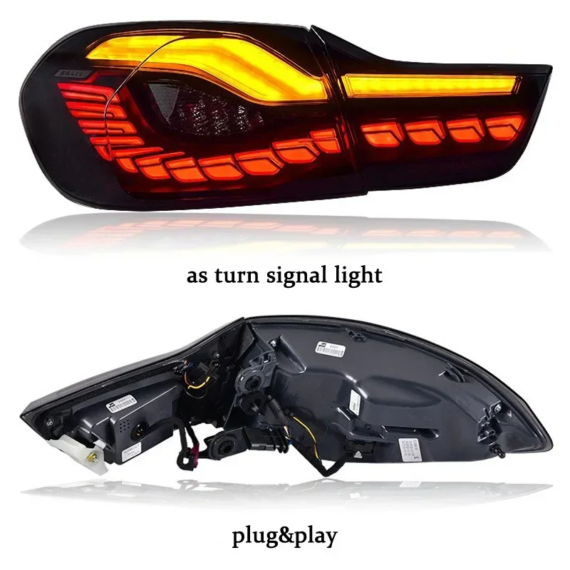 

Автомобильные светодиодные задние фонари для BMW M4 F32 F33 F36 F82 F83 4 серии задние противотуманные фары стоп-сигнал задний динамический указатель поворота задний фонарь