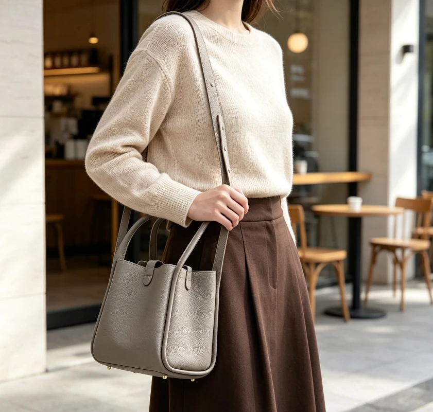 S NEW 2026 Leather Summer Shoulder Crossbody Bag Female Hundreds Commuting Shoulder Bags Ladies Handbag Versatile for Women