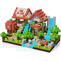 Magnetic building block set, children's safe stacking toy, can be used as a birthday gift, Christmas gift