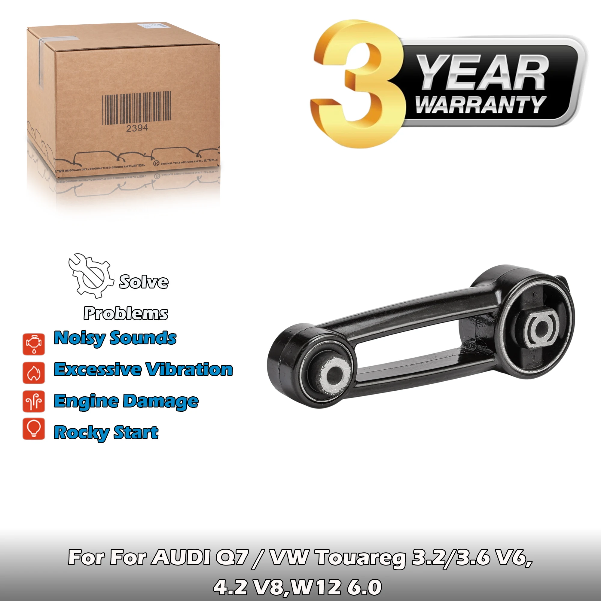 

7L5199331D OEM верхняя опора двигателя для AUDI Q7 4LB 3.0/3.6/4.2/6.0 2007-15/VW Touareg 3.2/3.6 V6,4.2 V8,W12 6.0 2002-10