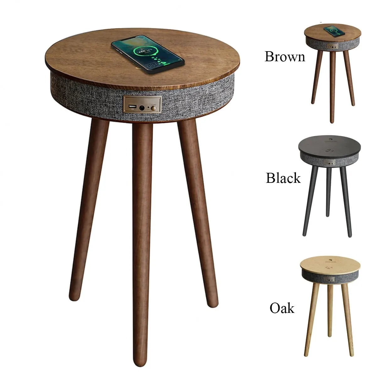 

15 Inch Mini Portable 3 In 1 Wireless Phone Charger Blue Tooth Active Speakers Audio System Sound Blue Tooth Table Speaker