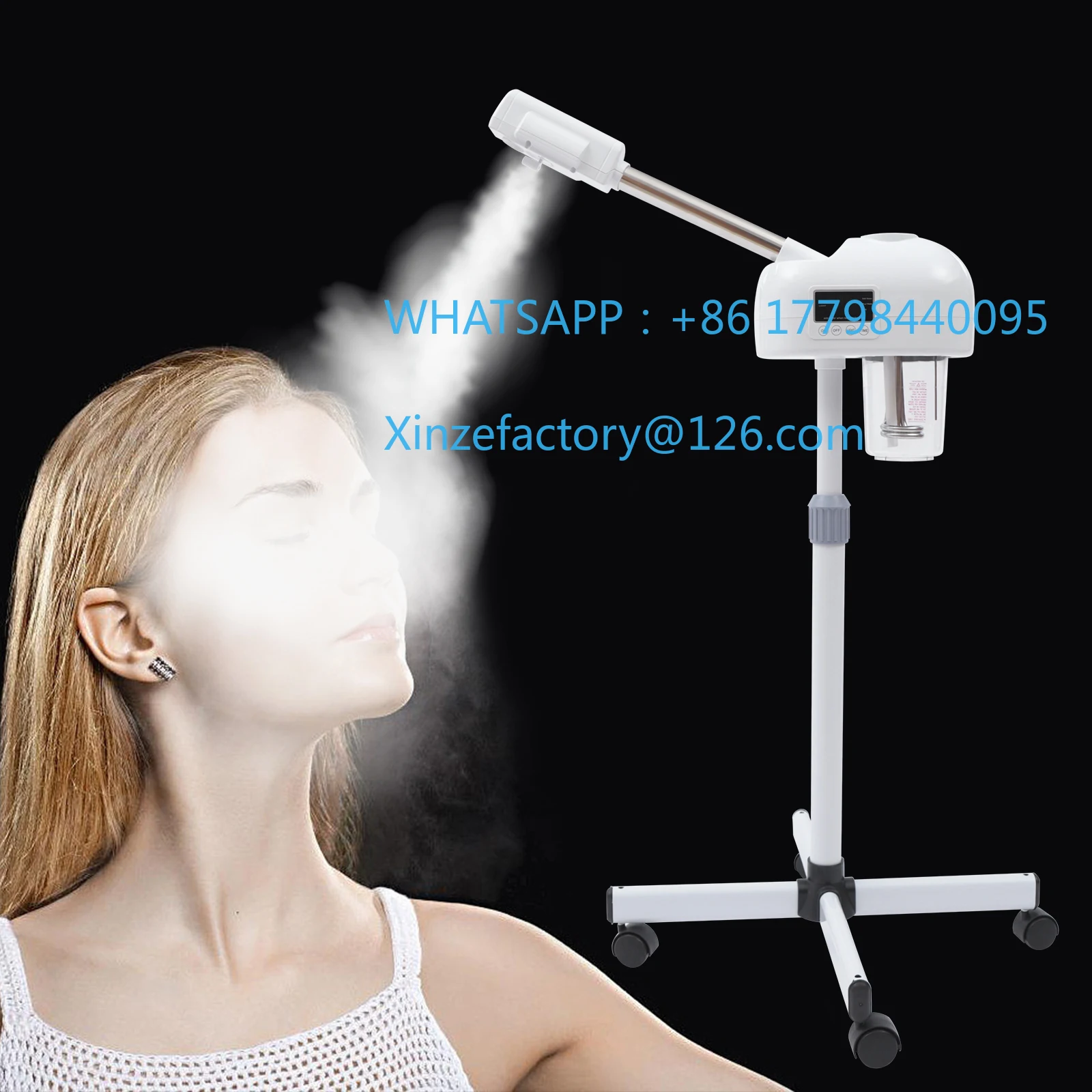 

Customizable Professional Face Steamer Nano-Ion Ozone Hot Mist Hot Mist
